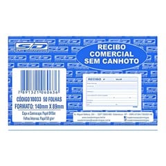 Recibo S/Canhoto 50f 20p 10033