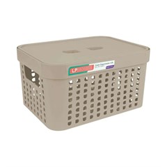 Cesto Organizador C/Tp 4,5l Fe 8509