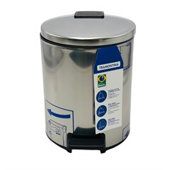 Lixeira Tr C/Ped Inox Loop 3l 94547/003