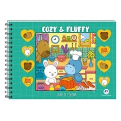LIVRO COLORIR COZY FLUFFY VD 1825