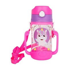 GARRAFA INF C/CANUDO 400ML UNICORN 439149