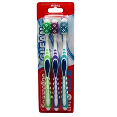 ESCOVA DENTE CLEAN 3P KK-732