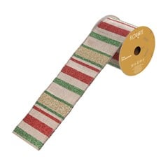 FITA NATAL 6,3CMX9,14M LINHO GLIT 57904002