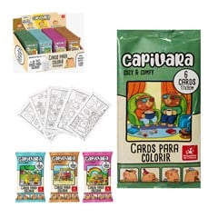 CARDS COLORIR CAPIVARA 7032