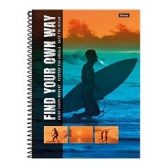 CADERNO CD FREEWAVE 10X1 160F 7042