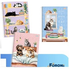 CADERNO CD FURFRIENDS 10X1 160F 7061