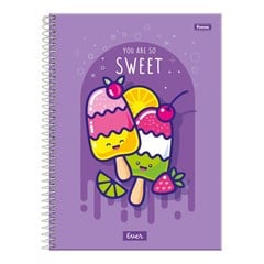 CADERNO CD EVER 10X1 160F 7137