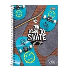 CADERNO CD VIBE MASC 10X1 160F 395315