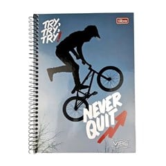 CADERNO CD VIBE MASC 16X1 256F 395340