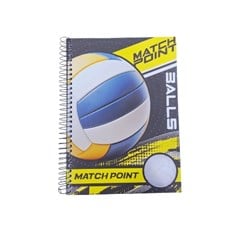 CADERNO CD BALLS 12X1 168F 9697
