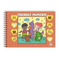LIVRO COLORIR FRIENDLY MOMENTS 3058