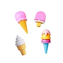 BORRACHA MINI FOOD TRENDS 4P 10195