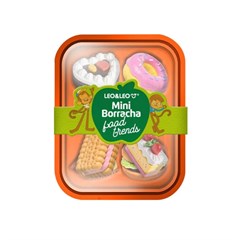BORRACHA MINI FOOD TRENDS 4P 10195