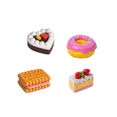 BORRACHA MINI FOOD TRENDS 4P 10195
