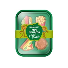 BORRACHA MINI FOOD TRENDS 4P 10195