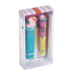 CANETA ESF 0.7 10C+MARC TEXT T FRUT CA0502