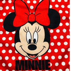 FLANELA MINNIE 30X30 3P DIS055