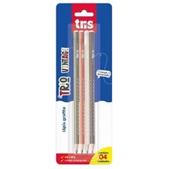 LAPIS GRAF TRIO HB 4P VINTAGE 906571