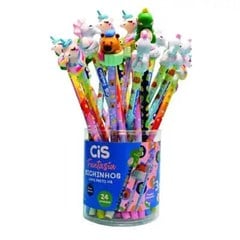 LAPIS PTO CIS FANTASIA 24P BICHINHO 58117