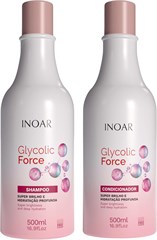 SHAMPOO+COND INOAR 500ML GLYCOLIC 52344