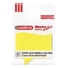 BLOCO ADELB MEM NOT 72X70 AM/AZ NEON 7046