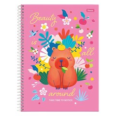 CADERNO CD AMAZZU 1X1 80F 7993