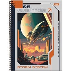 CADERNO CD SPACEFLY 10X1 160F 8276