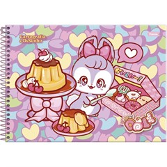 CADERNO CARTOG CD DOLL 80F 8307