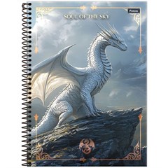 CADERNO CD DRAKOS 1X1 80F 8593