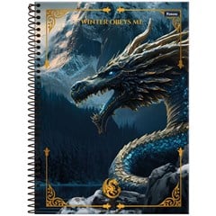 CADERNO CD DRAKOS 10X1 160F 8594