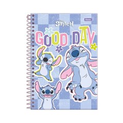 CADERNO 1/4 CD ESP STITCH 80F 6517