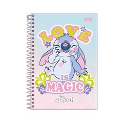 CADERNO 1/4 CD ESP STITCH 80F 6517