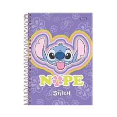 CADERNO 1/4 CD ESP STITCH 80F 6517