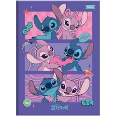 CADERNO BROCHURA CD STITCH 80F 6566