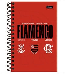 CADERNO 1/8 CD FLAMENGO 80F 8858