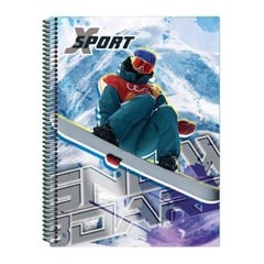 CADERNO CD X-SPORTS 12X1 168F 32