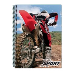 CADERNO CD X-SPORTS 12X1 168F 32