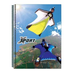 CADERNO CD X-SPORTS 12X1 168F 32