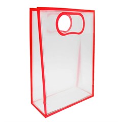 SACOLA TRANSP BORDA COLOR P FJ91368