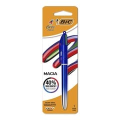 CANETA BIC 4COR SMOOTH AZ 525680
