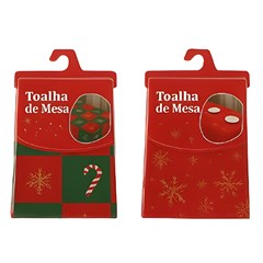 TOALHA MESA NATAL 140X140 SM3461