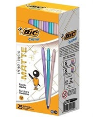 CANETA BIC CRIST MATTE 25P SORT 530017