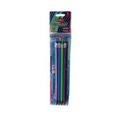 LAPIS PTO HB C/BORR 4P PASTEL G-1864