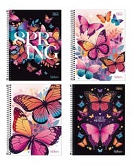 CADERNO CD BLOOM 10X1 160F 395838