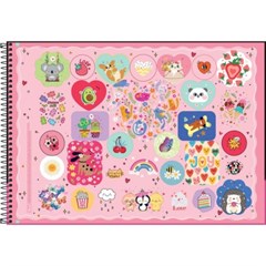 CADERNO ESP CARTOG BLOOM 80F 395854