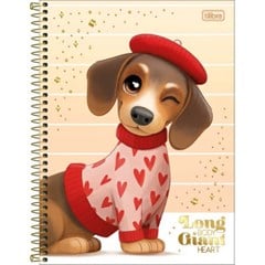 CADERNO CD BROWNIE 1X1 80F 397717