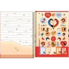 CADERNO CD BROWNIE 1X1 80F 397717