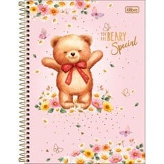 CADERNO CD LOVE BEARS 20X1 320F 398560