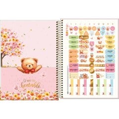CADERNO CD LOVE BEARS 20X1 320F 398560