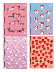 CADERNO CD SPICE 10X1 160F FEM 892033